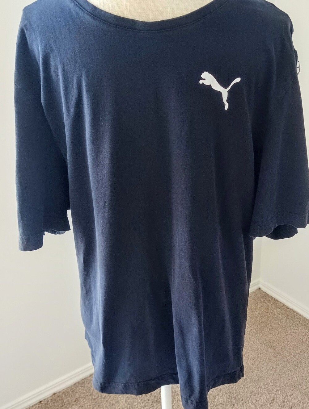 PUMA Essential Tape Short Sleeve T-Shirt Men's Black Size 3X